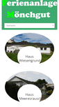 Mobile Screenshot of ferienanlage-moenchgut.de